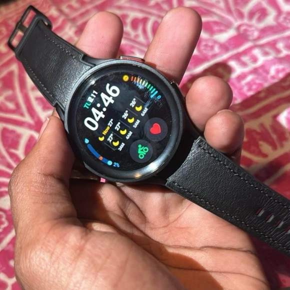 Brand new used it for approx 3 times. With cable. Strap is leather costed $69.